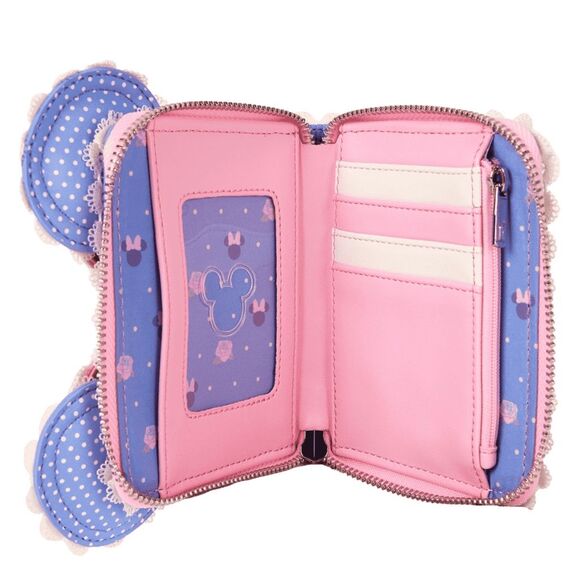 Minnie Mouse Floral / Lace Mini Backpack & Wallet SET Disney X Loungefly NEW main image 5